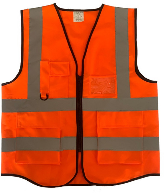 貝比 反光背心 伸縮超亮高彈力, 背心頂級款-橘, 1個