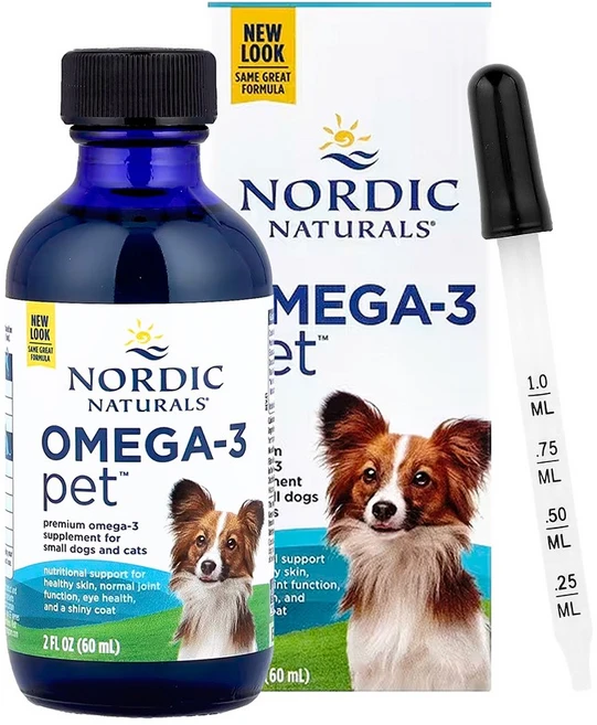 NEW 노르딕 내추럴 펫 오메가-3 오일, 1개, 60ml, 오메가3 - 쿠팡