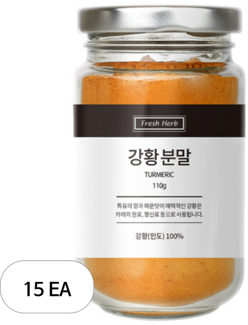 신선약초 강황분말, 110g, 15개
