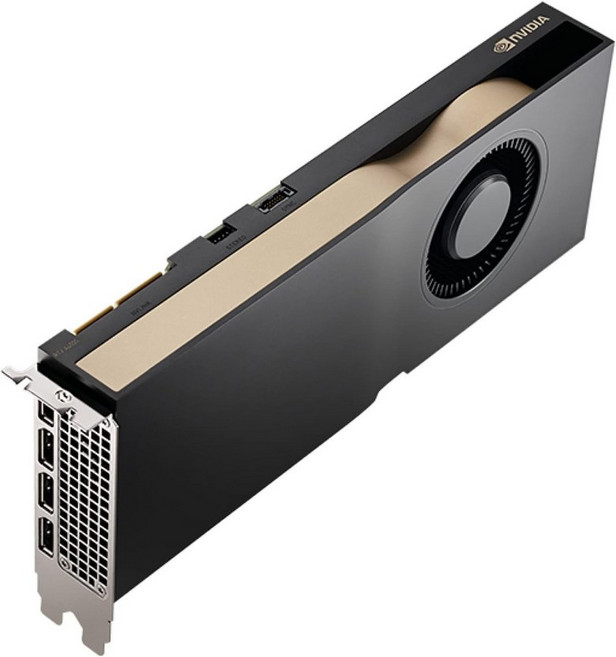 PNY NVIDIA RTX A4500 프로페셔널 그래픽 카드 20GB GDDR6 ECC 메모리 암페어 아키텍처 7168 CUDA 코어 4배 디스플레이포트 1.4a PCIe 4.0