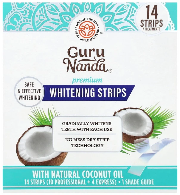 구루난다 프리미엄 화이트닝 스트립 14개입 GRU-08281 - 쿠팡