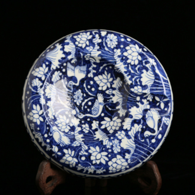 景德鎮青花雪茄缸 純手工繪製, 商品主圖, 1個