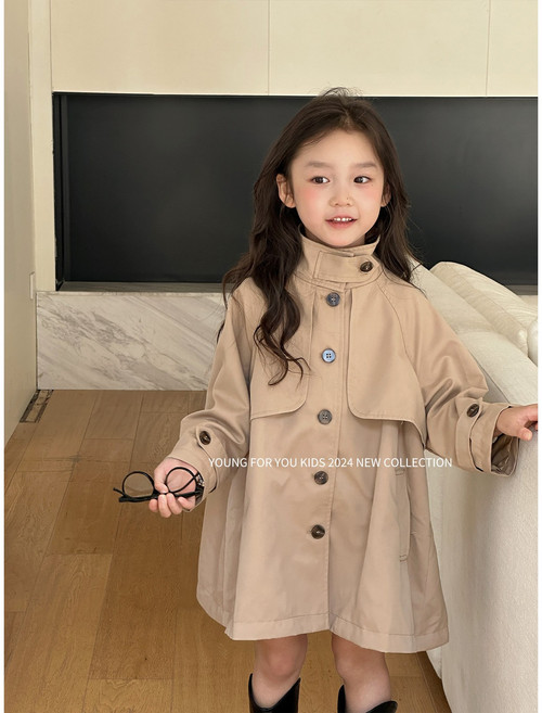 여아 감성 트렌치코트