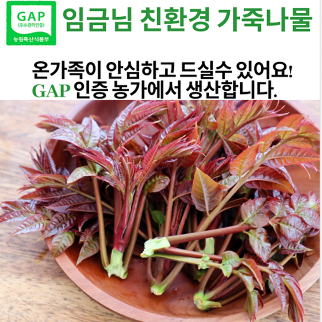 [2024-25년가죽나물판매1위] 참죽나물 우수농장특품 봄향긋 가죽나물, 1박스, 1kg