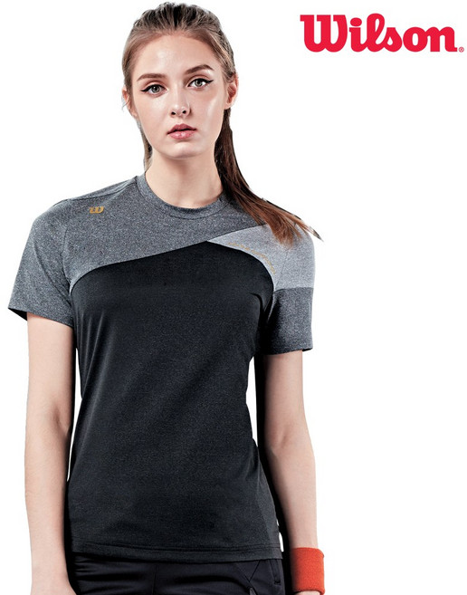 윌슨 여성 라운드 반팔티셔츠 5260 블랙 단체복