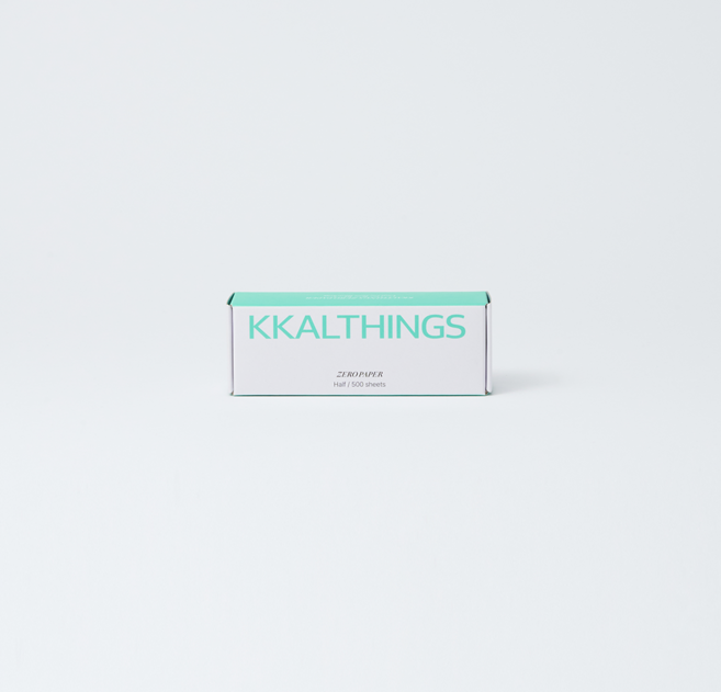 제로페이퍼 롱/오리지널/하프 500매 미용실 파마지 파지 탈색 종이, 하프(500매), 1