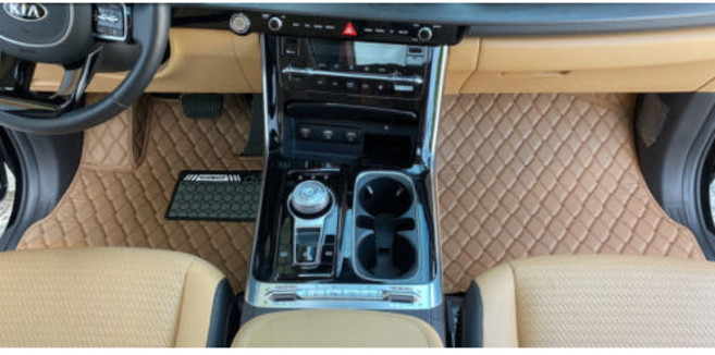 올뉴카니발 ka4 카니발 카매트 모노륨매트, 컴포트O 1열+2열, 블랙, 4세대 카니발 9인승 (20.8~23.10)