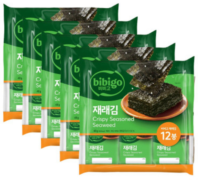 명가김 재래김 4g x12입 5개, 1개, 30ml, 5g