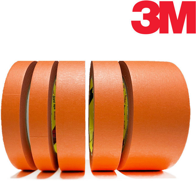 3M 마스킹테이프 303S 오렌지 종이테이프 도색 보양 도장 테이프, 1개, 24mm x 40m