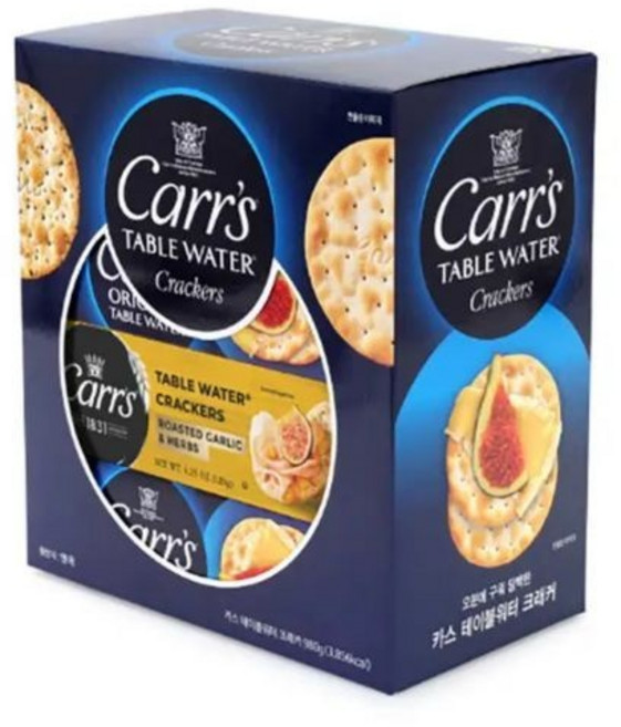 (매장정품) 코스트코 CARRS 테이블 크래커 980g 233674, 1