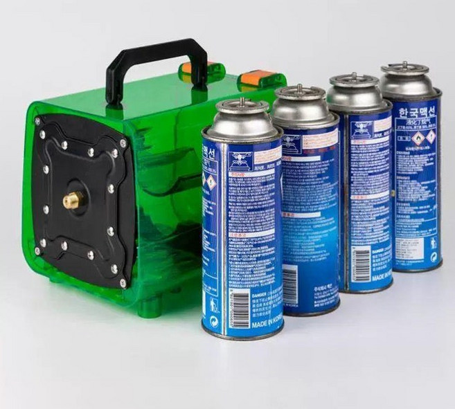 부탄가스 4구 스테이션 동계캠핑필수 버너분배기 캠핑용스테이션, 1개, 1단, 향기 손목띠 1팩