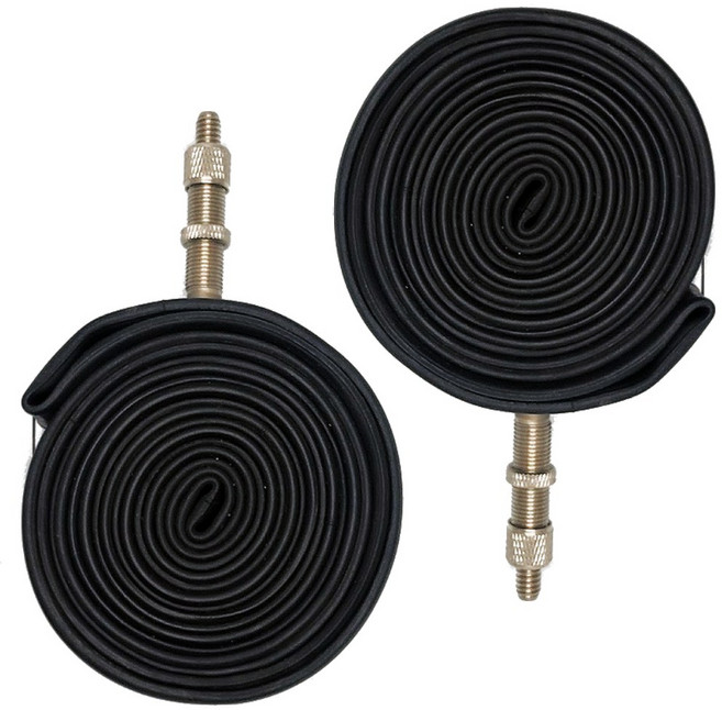 1+1 흥아 26x1.95/1.75-2.125 EV 26인치 MTB 자전거 튜브 던롭, 26x1.75/2.125 던롭, 2개