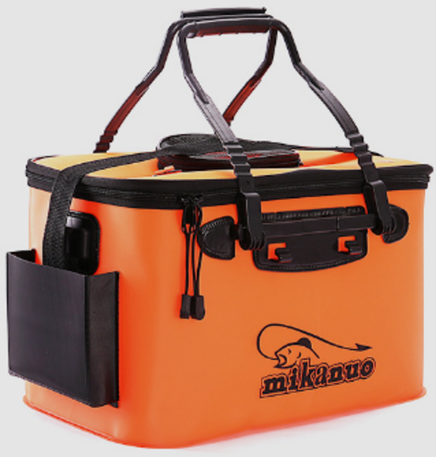 나비다 휴대용 어망 고기보관함, 오렌지