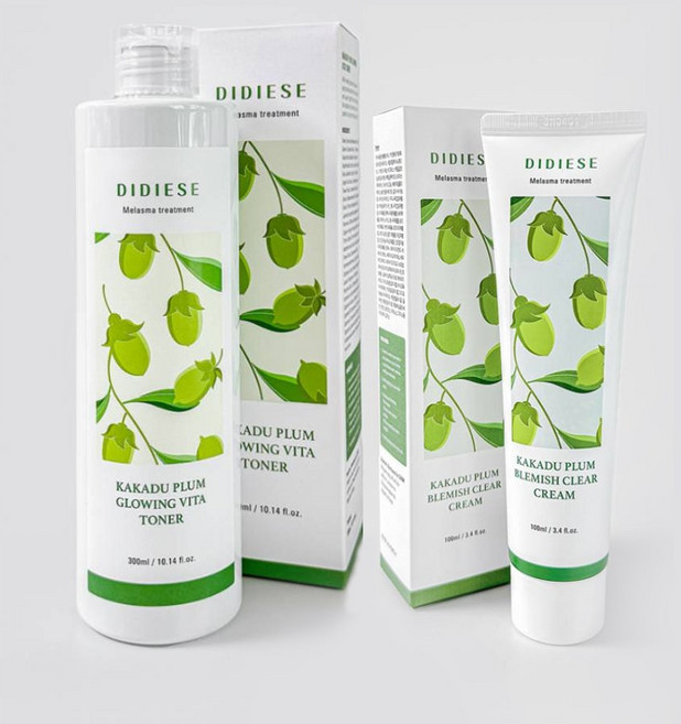 [디디에즈] 카카두플럼 토너300ml+크림100ml 2종세트 기미잡티 미백 스킨케어 임상시험완료, 1세트