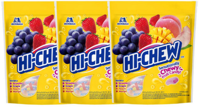 모리나가 하이츄 버라이어티 800g x 3개, 1개, 2.4kg