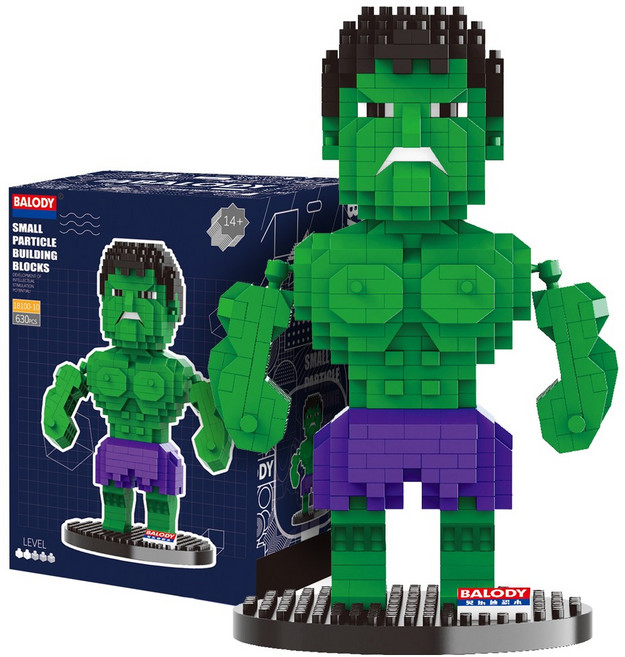 [알꿀밤-나노블럭-히어로] BA미들 자이언트, 1개