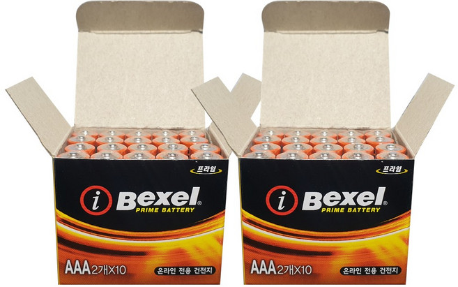 벡셀 알카라인 AAA건전지, 40개입, 4개