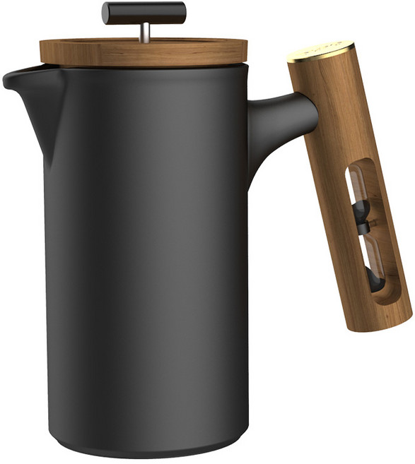 DHPO 폴라리스 세라믹 프렌치 프레스 블랙 600ml, 단품, 1개