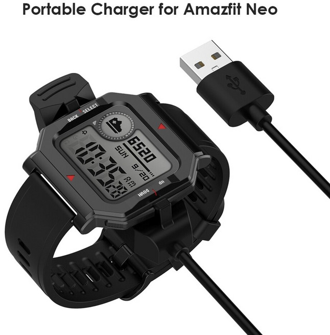 호환 충전기 1m 빠른 USB 충전 케이블 huami 어메이즈핏 neo 스마트워치 무선 충전 케이블 용 스마트워치 장치