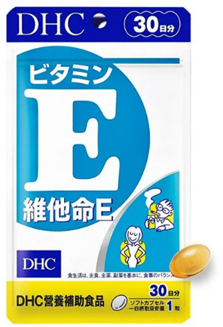 DHC 維他命E 30日份, 1個, 30顆