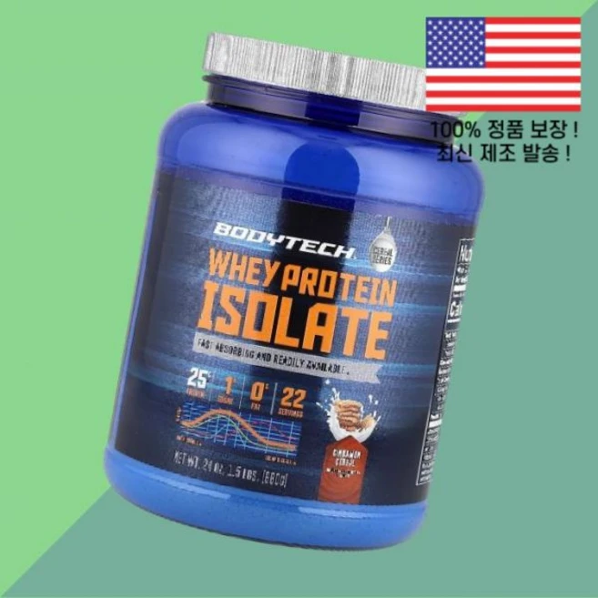 바디테크 분리 유청 단백질 웨이 아이솔레이트 프로틴 시나몬 시리얼 1.5 파운드 680g BodyTech Whey Protein Isolate Cinnamon Cereal 1., 바디테크 분리 유청 단백질 웨이 아이솔레이트 프로틴 시 - 쿠팡