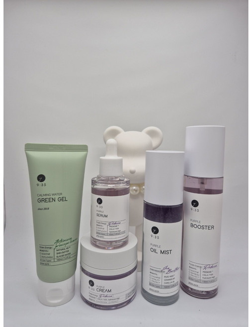 935발라또 기초 5종 화장품세트 부스터 세럼 크림 카밍 워터 그린젤 오일 미스트, 1개