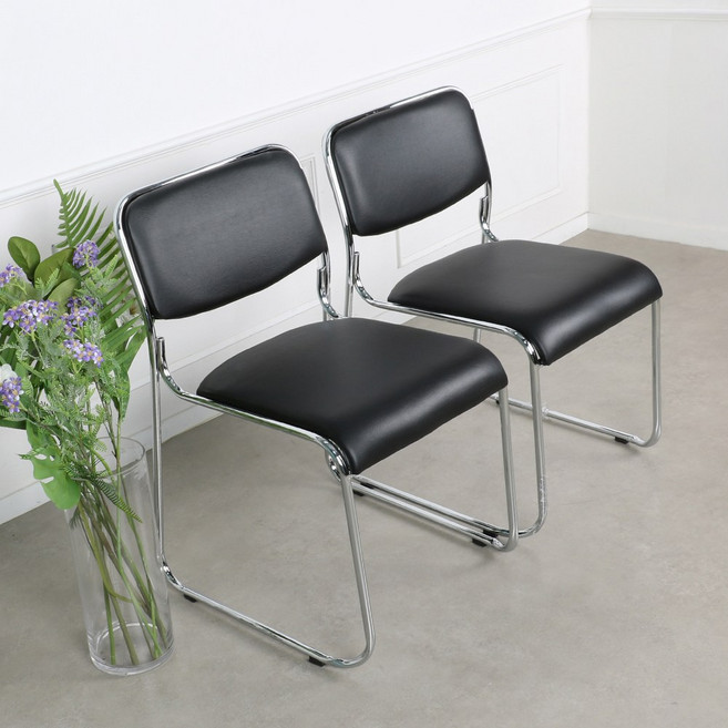 체어센스 멀티 체어 사무용 회의용 고정 의자, 멀티체어 블랙