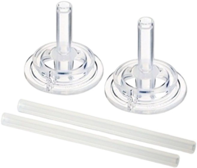 아이누누 교체용 빨대꼭지2p +대롱2p 세트, 1세트