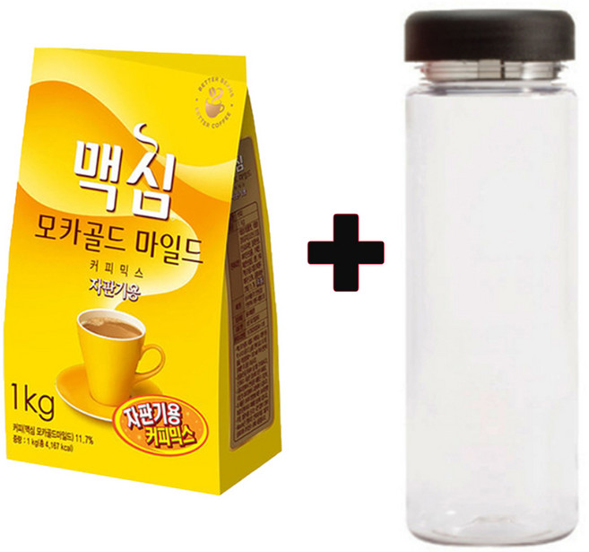 맥심 모카골드 믹스 1kg+워터보틀, 1kg, 1개, 1개입