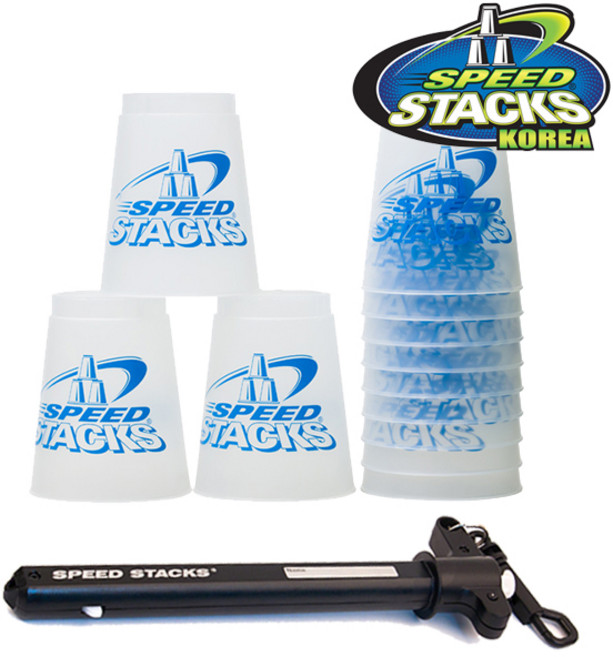 스피드스택스 프라임시리즈 클리어(다크블루) 오렐, 프라임 클리어(스카이블루)+퀵홀더, 1개
