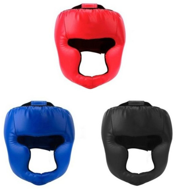 복싱 헤드기어 보호 가드 태권도, 블랙, 1개