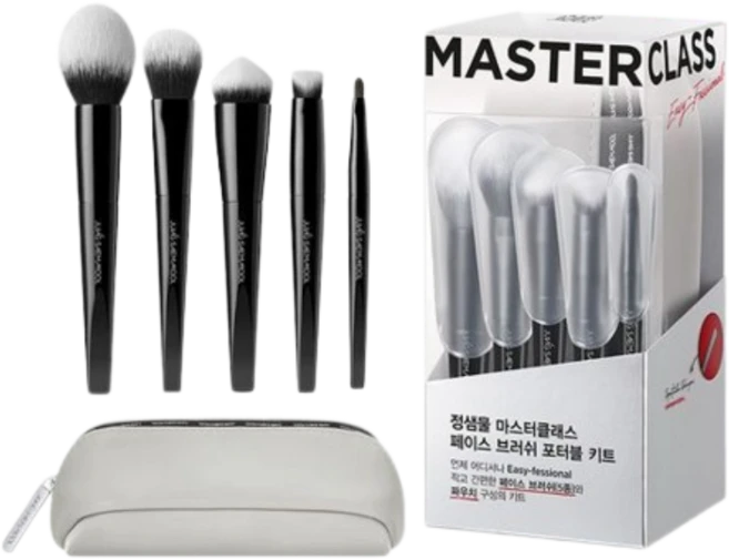 정샘물 마스터클래스 페이스 브러쉬 포터블 키트, 1개, kit - 쿠팡