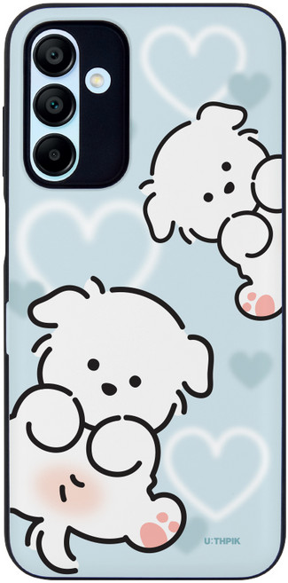 98가지 디자인 갤럭시A16 전용 키즈폰 마그네틱 카드2장수납 케이스