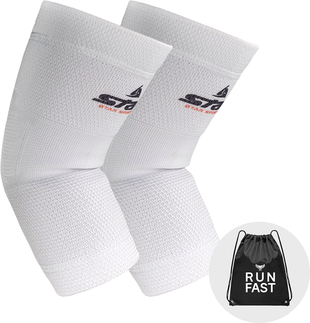 스타스포츠 헬스 팔꿈치 보호대 프리사이즈 에어로쿨 2개입(MT 러닝짐색 지급), 화이트, 1세트