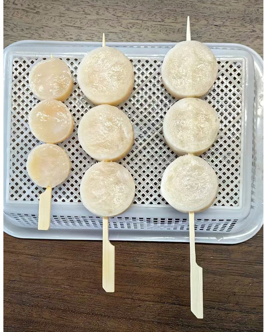 냉동 가리비 관자살 관자꼬치 1kg 진공 벌크 손질관자 업소용 가정용, 1개, 가리비 관자 꼬치 1kg S