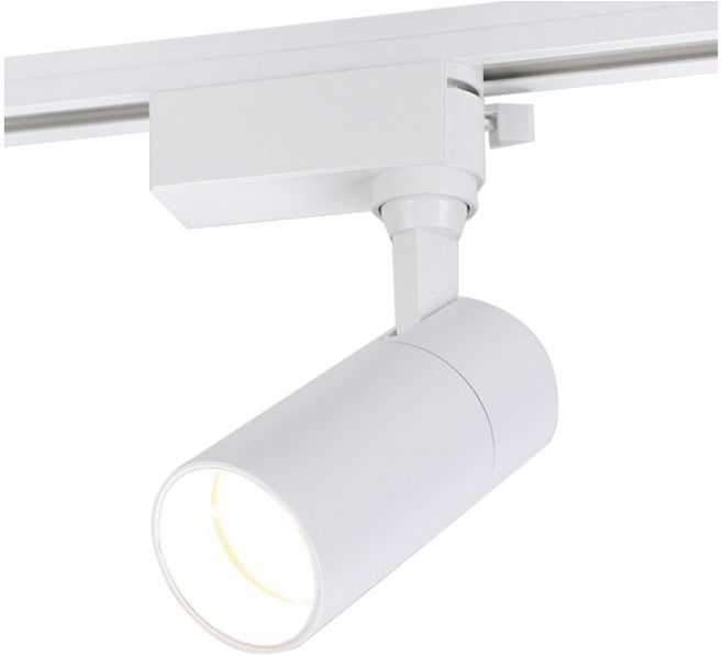 비츠온 KS 플리커프리 원통 COB 일체형 레일조명 40W 블랙 화이트, 1개, 40W 화이트 전구색