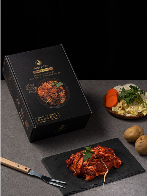 최재환의오리고집) 22년 전통 최씨고집 100% 국내산 인삼 오리 주물럭 밀키트 1kg, 1개