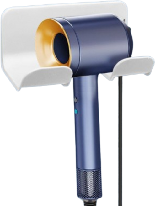 안젤로 무타공 헤어 드라이기 거치대, 2개, 화이트