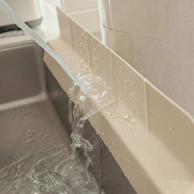 백화상점 처마형 싱크대 물막이, 아이보리 (와이드형), 1개