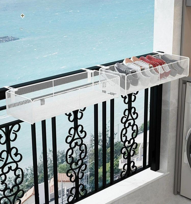 창틀 선반 행거 매쉬망 바스켓 창틀선반 흰색 베란다 화이트 단문형, 화이트 장문형-티슈걸이