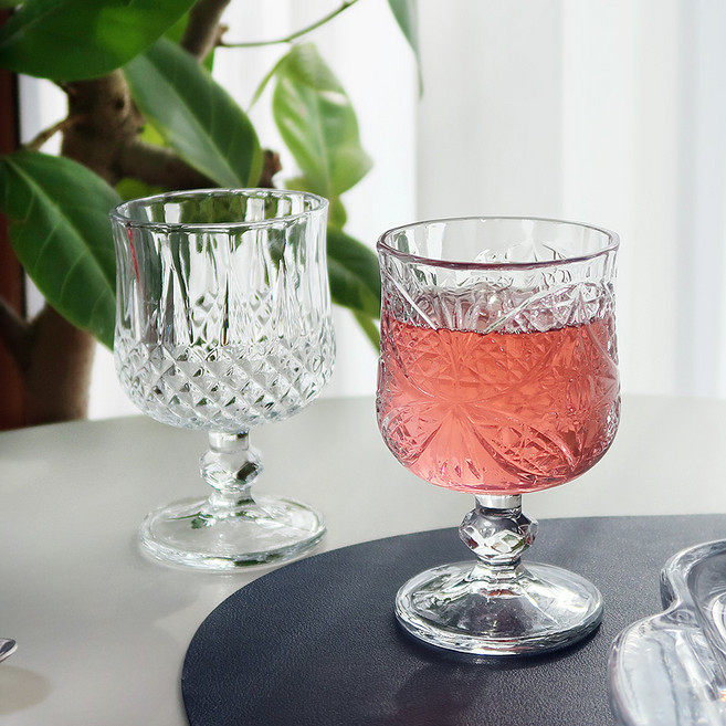 멜비유 미니고블렛 감성술잔 185ml, 파피용, 2개