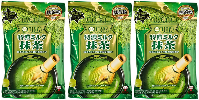 유하미카쿠토 밀크 마차 캔디, 81g, 3개
