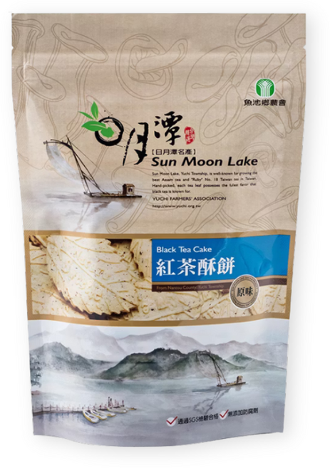 魚池鄉農會 紅茶酥餅, 105g, 1個