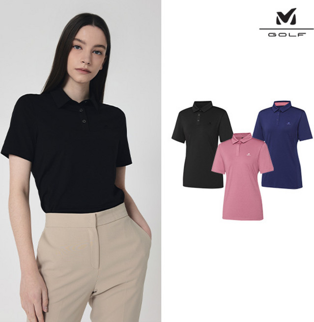 [밀레골프] 반팔 카라티셔츠 여성 3컬러 택1