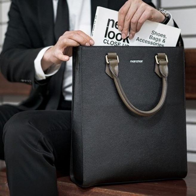 MM-T002 천연소가죽 토트백 서류가방 브리프케이스