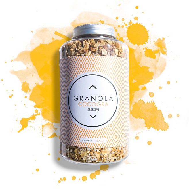 리얼코코넛듬뿍 무설탕 고단백 통곡물 오트그래놀라 400g, 1개