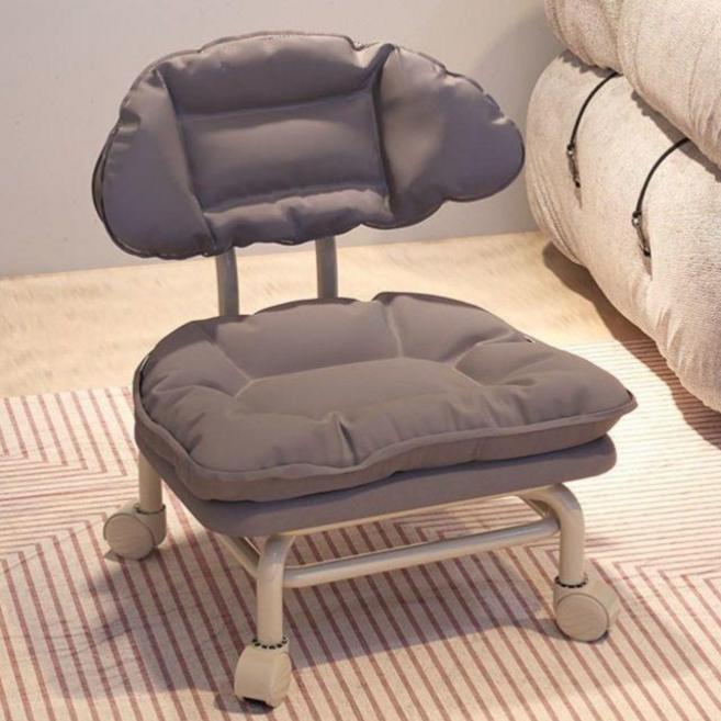 라워스 푹신한 바퀴달린 무빙 의자, 그레이, 1개