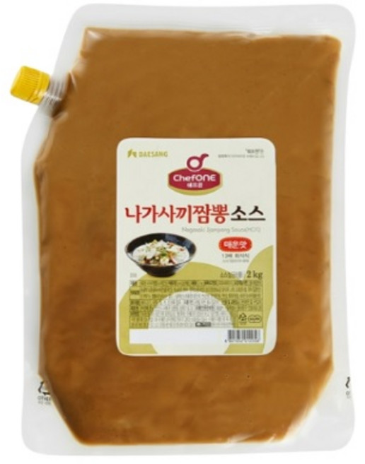 대상 쉐프원 나가사키짬뽕소스 매운맛, 2kg, 10개