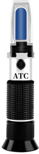 과일당도측정기 BRIX 계측기 휴대용 알코올 설탕 굴절계 테스터 와인 농도 측정기 농도계 0-25% 맥주 0-40% Brix 포도, 1)without box