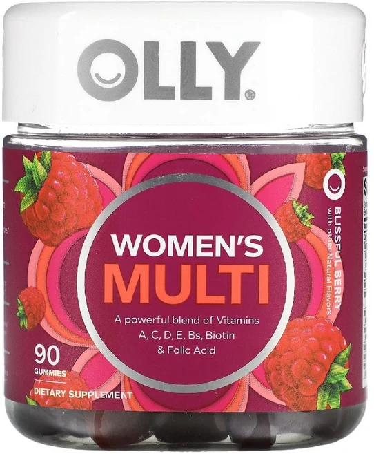 OLLY 우먼스 멀티 블리스풀 베리 구미젤리 90개 OLLY (올리), 90정, 1개 - 쿠팡